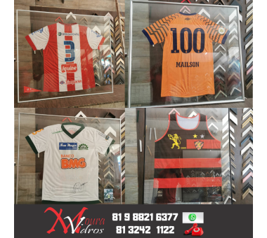 Moldura de alumínio sanduíche para camisa